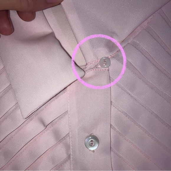 👚 VINTAGE Pink “The Pilot Blouse,” small — EUC - Picture 6 of 9